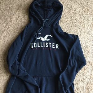 Navy Blue Hollister Hoodie/Sweatshirt